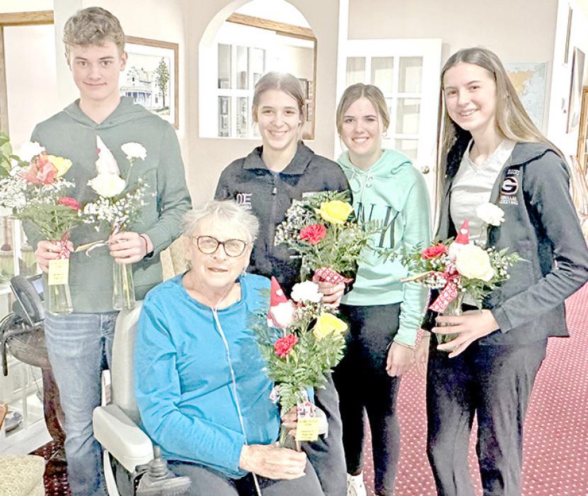 Cupid’s crew brings joy to area seniors this Valentine’s Day