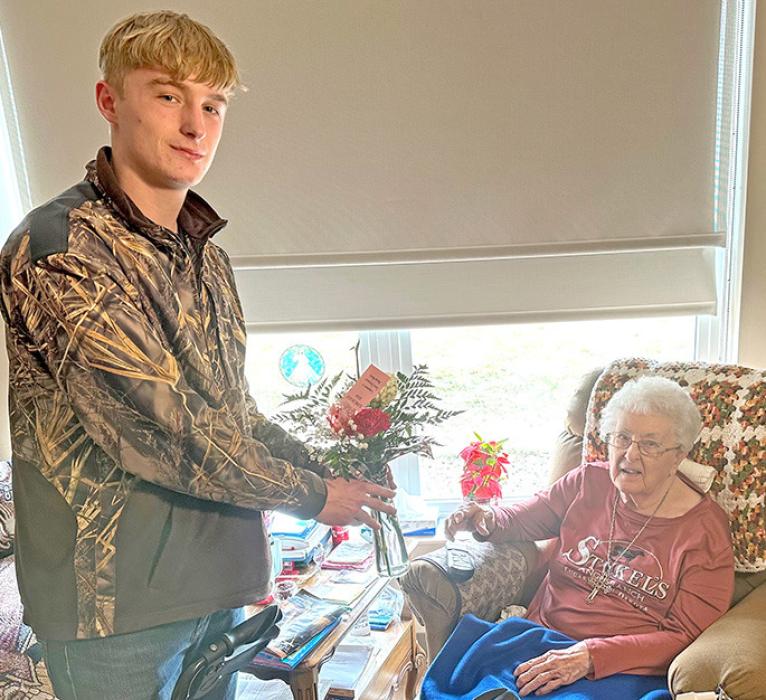 Cupid’s crew brings joy to area seniors this Valentine’s Day