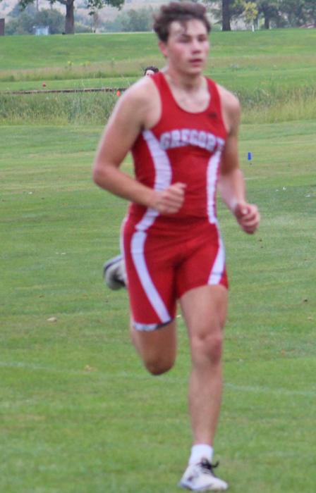Gregory cross country runs at Platte Invite