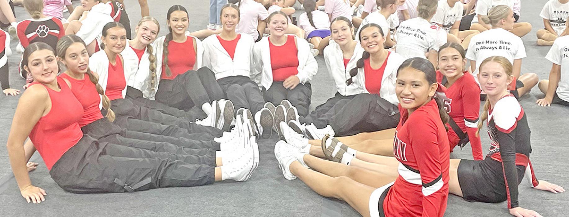 Cheer and dance team places first in hip hop at home competition