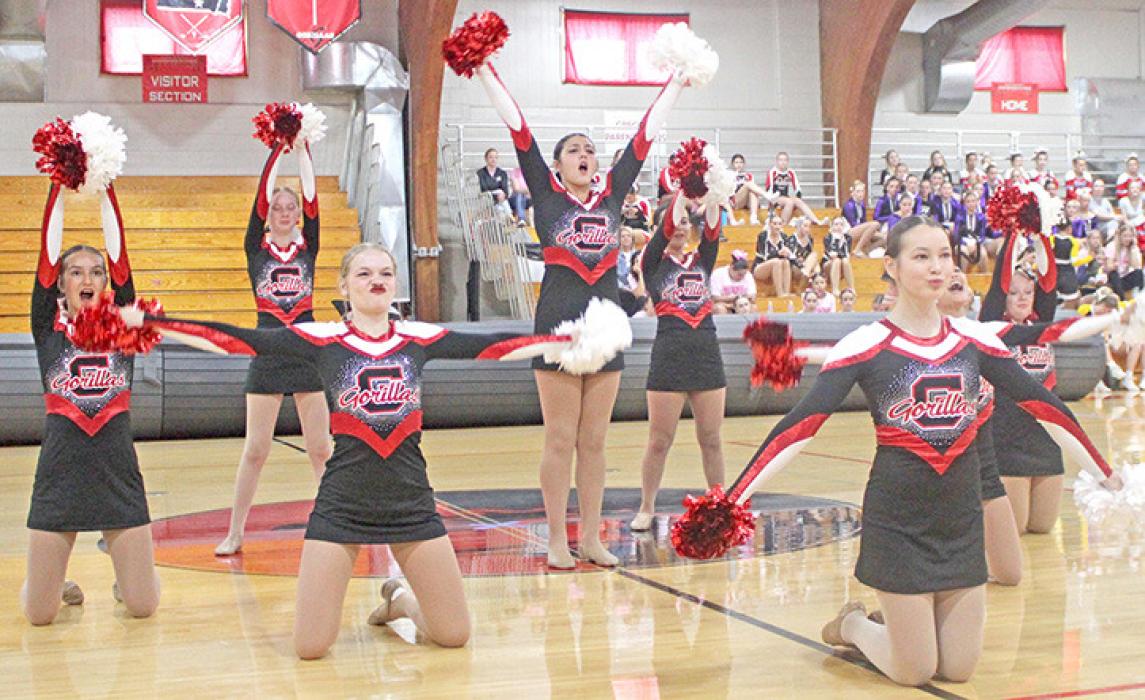 Cheer and dance team places first in hip hop at home competition