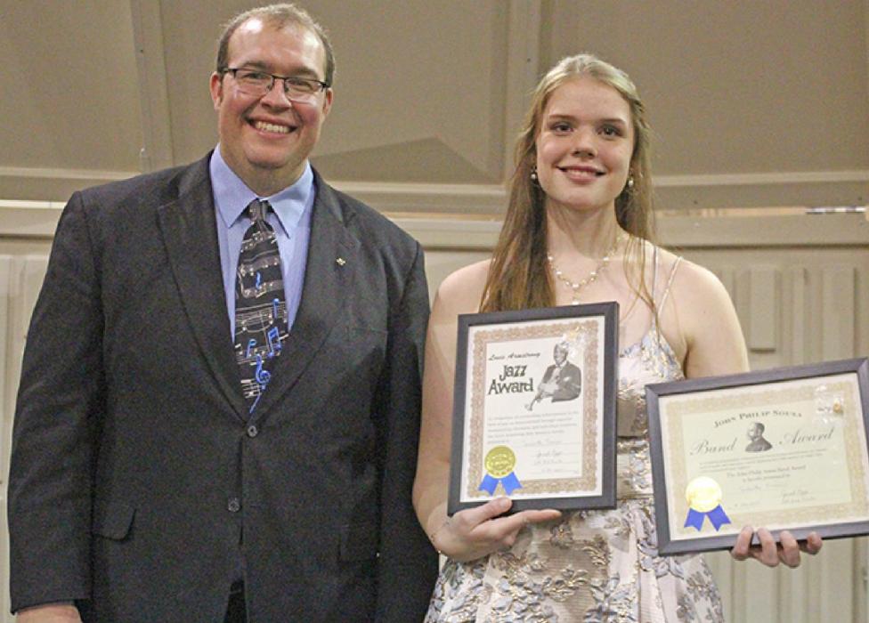 Music awards presented during high school spring concert