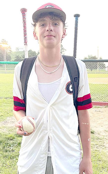 Jacob Klein pitched a nohitter in the Gregory Jr. Teeners’ 10-0 win against Valentine Monday night. He surrendered no runs on no hits with seven strikeouts and three walks over two and one-third innings.