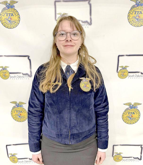 Charissa Ring placed 4th overall individually in Floriculture.