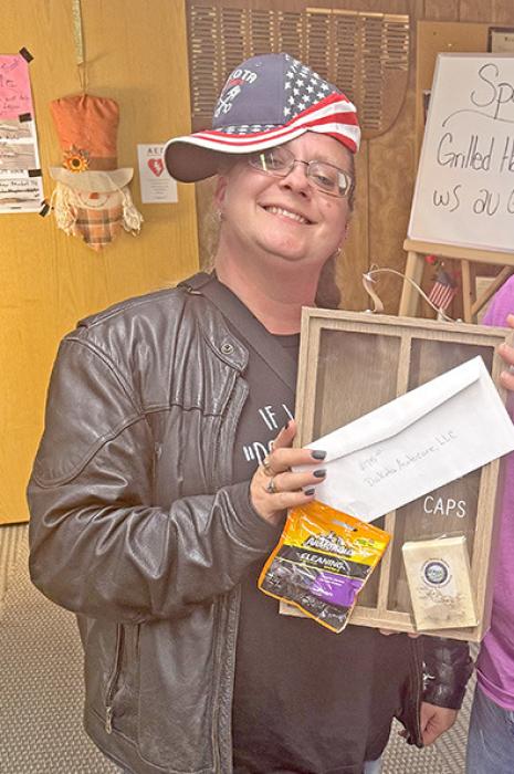 Christina Davis placed third, earning her a $75.00 gift card to Dakota Autocare, LLC. (Photos by Jaimie Braun)