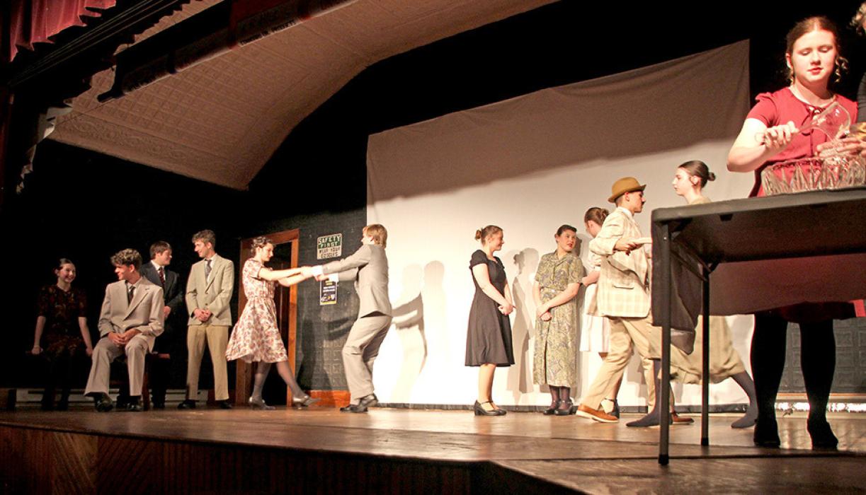 The crew worked hard and put on a stellar performance. (Photo by Ashley Lozano)