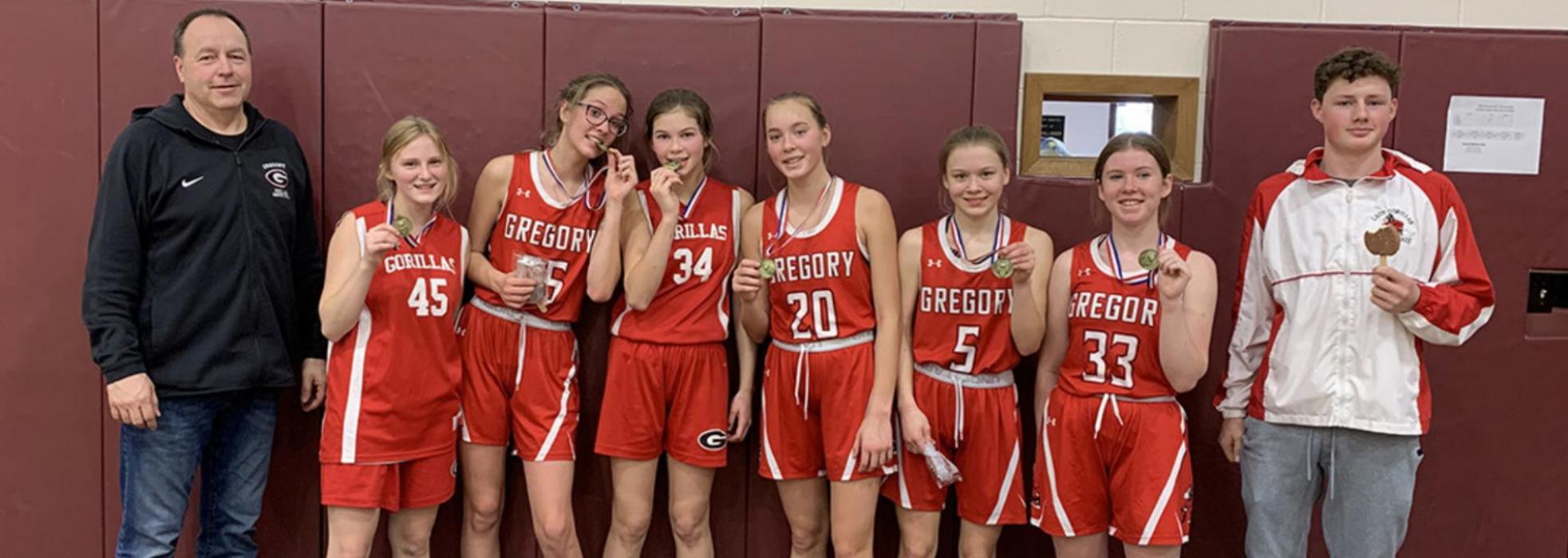 Gregory 6 th & 8 th grade basketball teams earn championship titles at Stuart