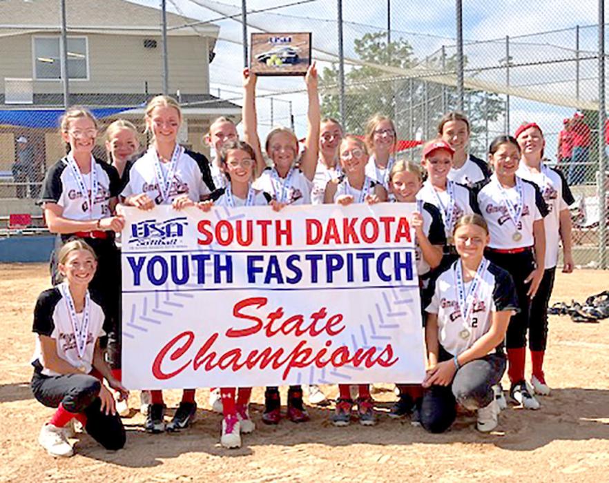 The girls 12U fastpitch softball team brought home a state championship.