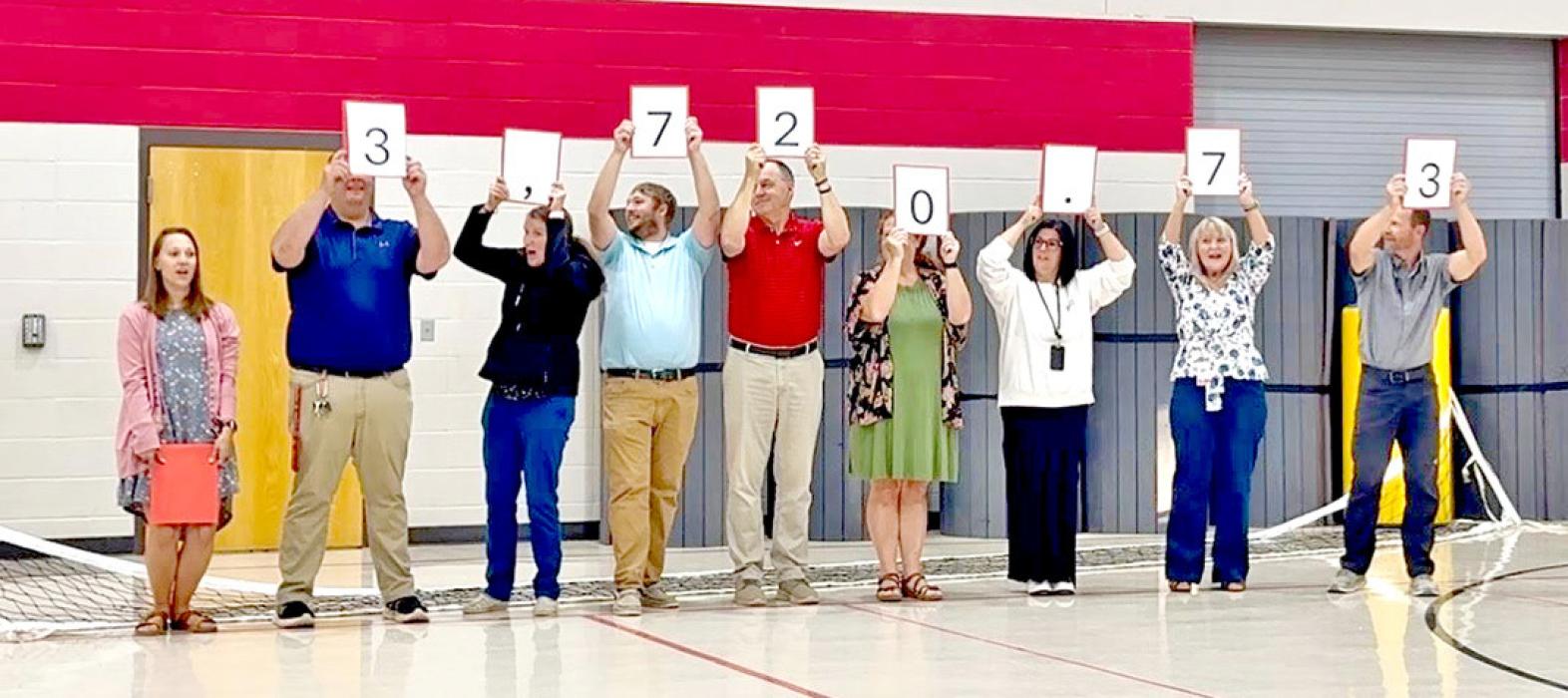 Students at the Gregory School District raised over $3,700 for Wesley and Sawyer Bryan, who are battling a rare disease.