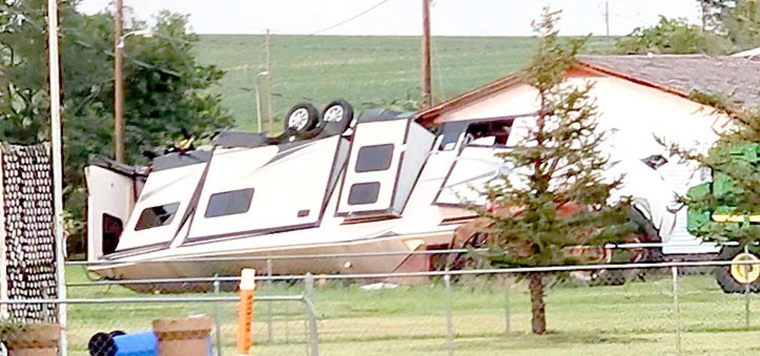 Summer storm blasts Winner, leaves Gregory virtually unscathed
