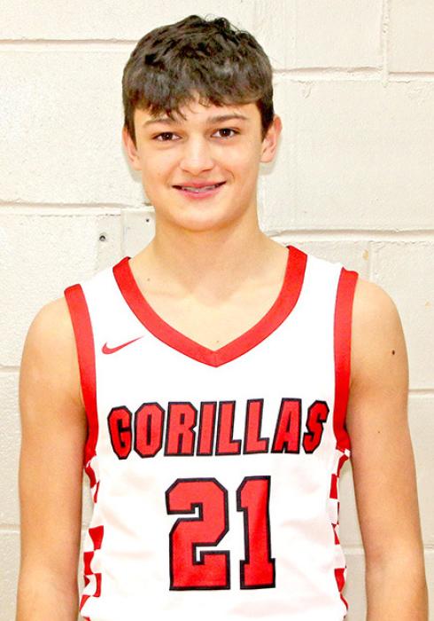 AIDEN FRASCH #21 Parents: Sara &amp; Jason Frasch Year: Sophomore Position: 5’ 8” Guard