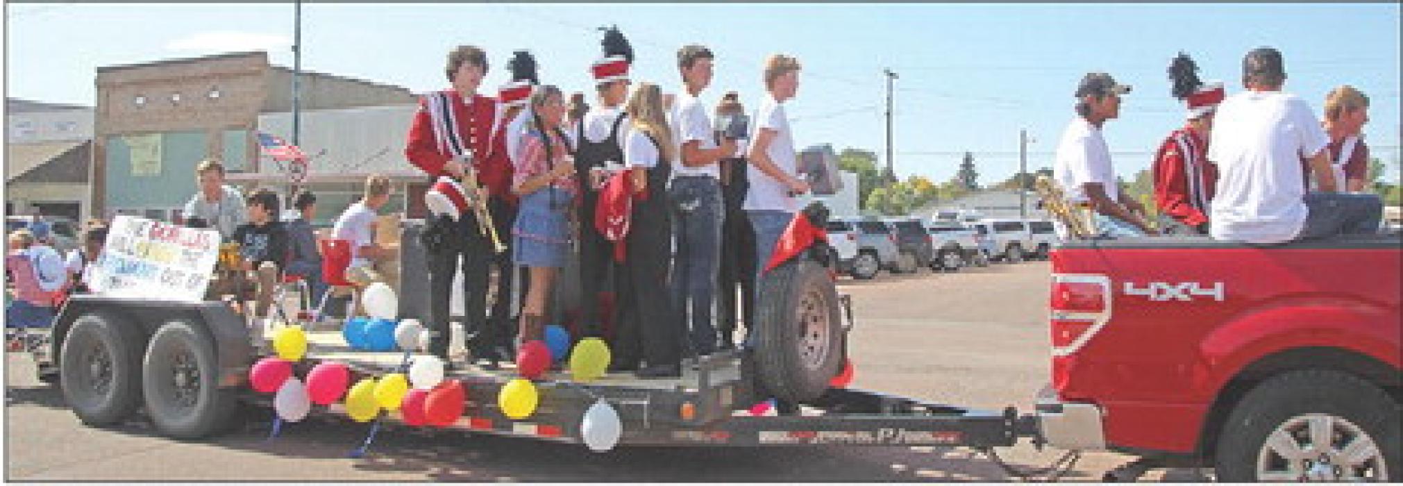 The freshman class had a high level of participation for their third place with their Thor float.