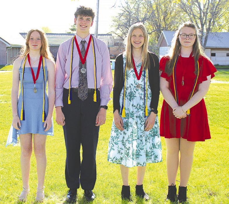 Gregory graduated 23 eighth graders on Tues., May 7