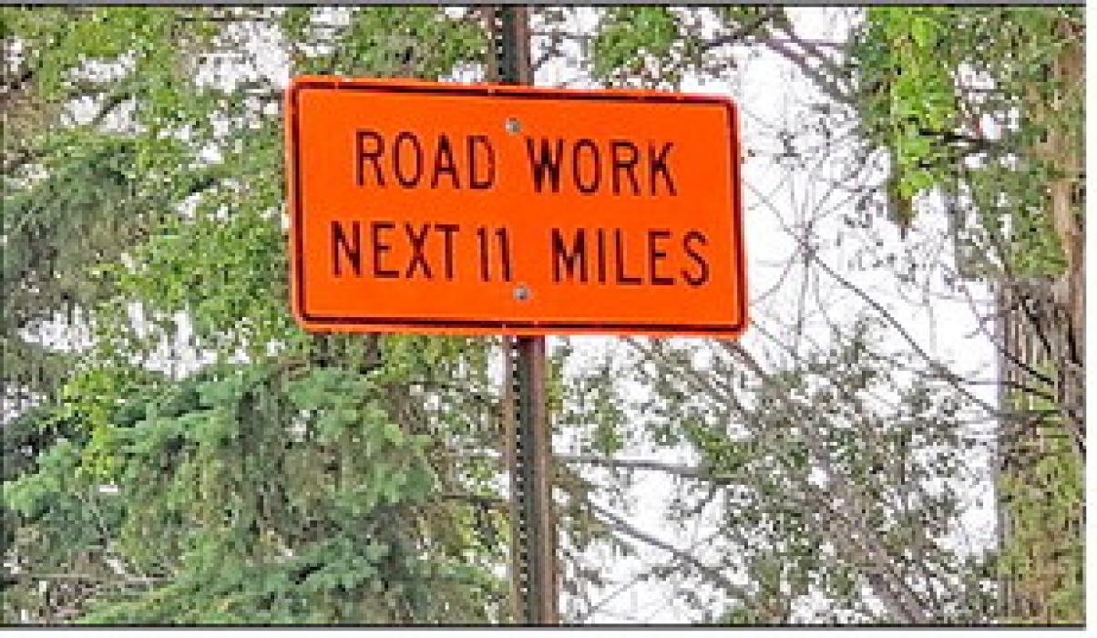 In case you thought the Gregory area was done with road construction....the signs have been up for quite awhile, and the Department of Transportation has finally announced their plans. Chip seal and fog seal work are expected to take place in July.