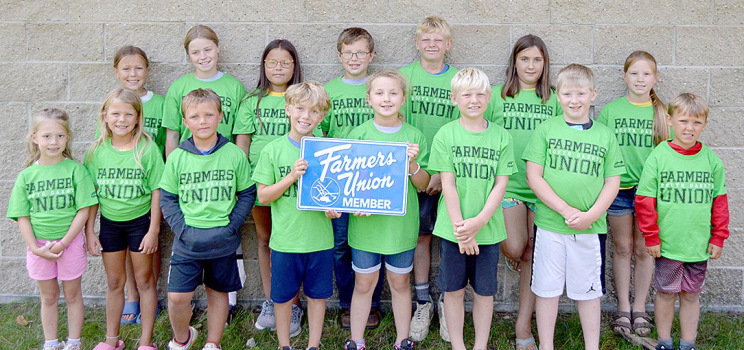 Those attending the day camp were, back row, l to r: Sutton Braun, Elizabeth Wonnenberg, LaShya Farmer Graesser, Ryder Meyer, Emmet Shaffer, Sadie Andrews, and Lydia Wonnenberg. Front row, l to r: Ellie Sedlacek, Brenlee Braun, Knox Hamilton, Zane Sedlacek, Milly Meyer, Miles Shaffer, Beck Andrews, and Briggs Hamilton.