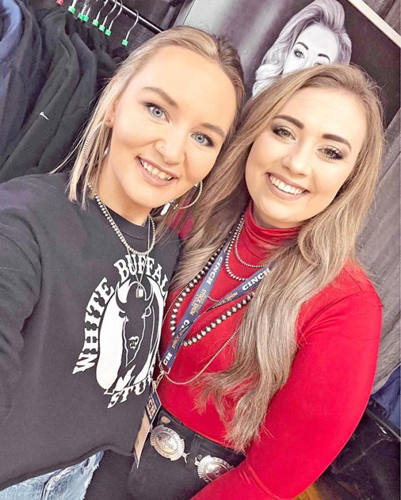 Casey Shippy, l, and Kaylah Schweigert have opened tattoo businesses on Main Street, White Buffalo &amp; Red Wolf Studios, next to Sissy’s Café.