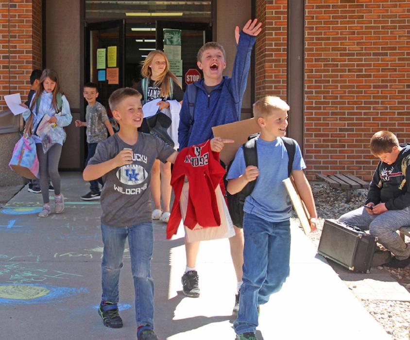 Gregory students on summer vacation as of last Friday