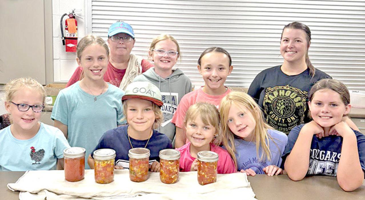 On Monday, July 21, 2025, 4-H youth participated in a canning workshop led by Nikki and Santanya Matucha. During the workshop, they learned the step-by-step process of canning salsa and tomato juice. From chopping fresh produce to mixing in various add-ins, participants gained valuable knowledge about the ingredients and techniques that go into making a flavorful homemade salsa.