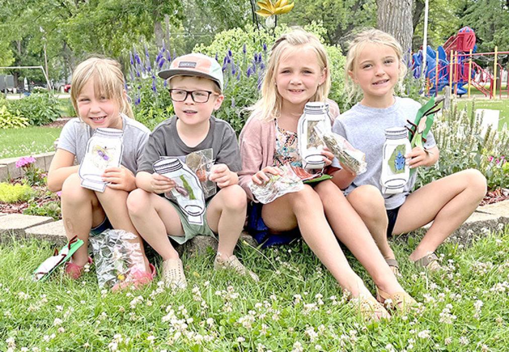 On Tuesday, July 15, 2025, Gregory County 4-H hosted two exciting sessions of a Found Art workshop led by local artist and educator Chris Baldwin at the Gregory City Park.