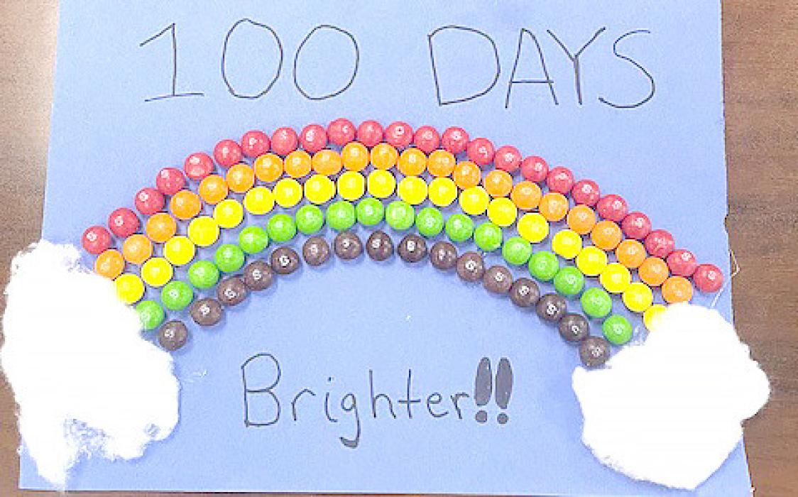 Gregory Elementary students celebrate 100 Days in school