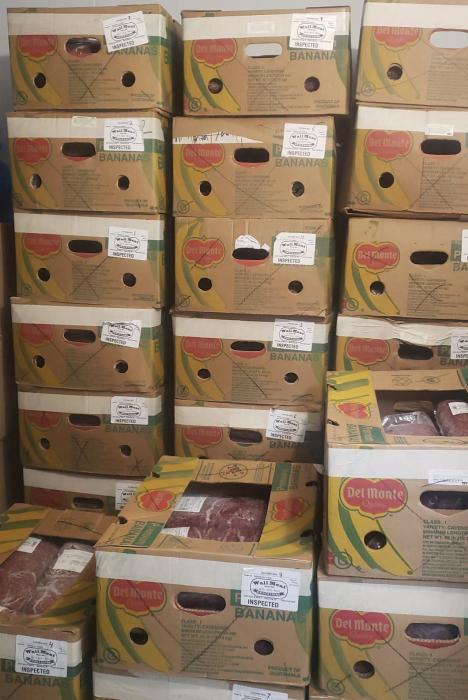 Locally grown beef arrives at school