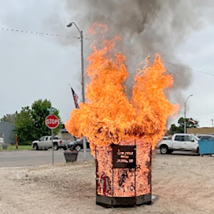 VFW holds flag disposal ceremony