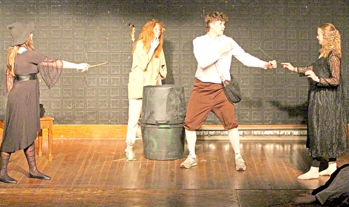 The Gregory middle school students presented After Happily Ever After at Dixon Town Hall Theater on Friday and Saturday evenings, March 22 and 23. (Photo by Alexis Kortan)