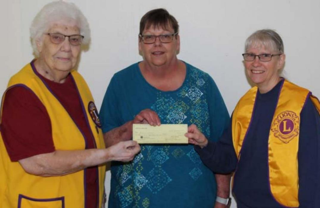 Gregory Lions Club donates to Dakota Senior Meals to assist with expenses