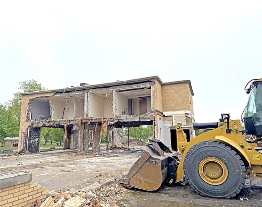 Demolition continues on old clinic