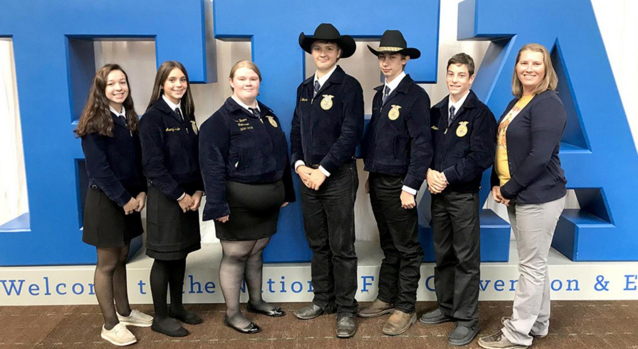 Gregory County FFA students attend National FFA Convention