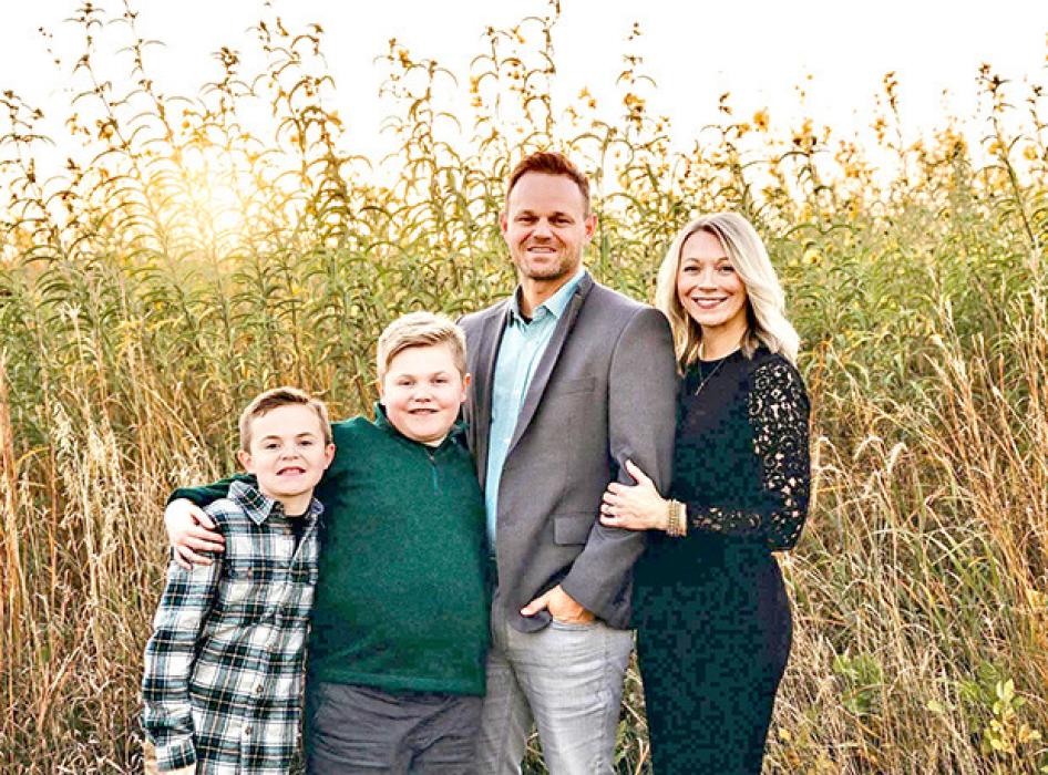 Local efforts have raised over $48,000 for the Bryan family to help bring life-saving treatment to production for Wesley, l, and Sawyer, r, shown here with parents Beau and JeanAnn.