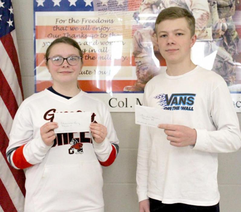 Two Gregory students win at district