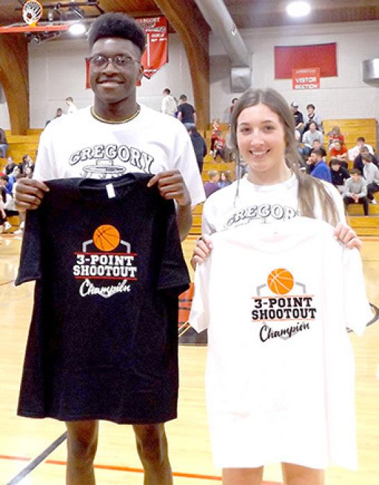 Daniel Mitchell, of Gregory, had a total of 17 pts. Karley VanDerWerff, of Platte/Geddes won, after a three round tie, with 22 pts., against Kamaria Krogman, White River, finishing with 20 pts.