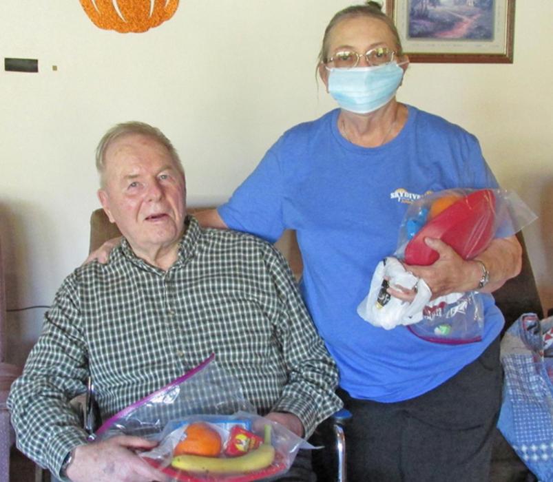 Burke VFW Post 9950 presents gift baskets