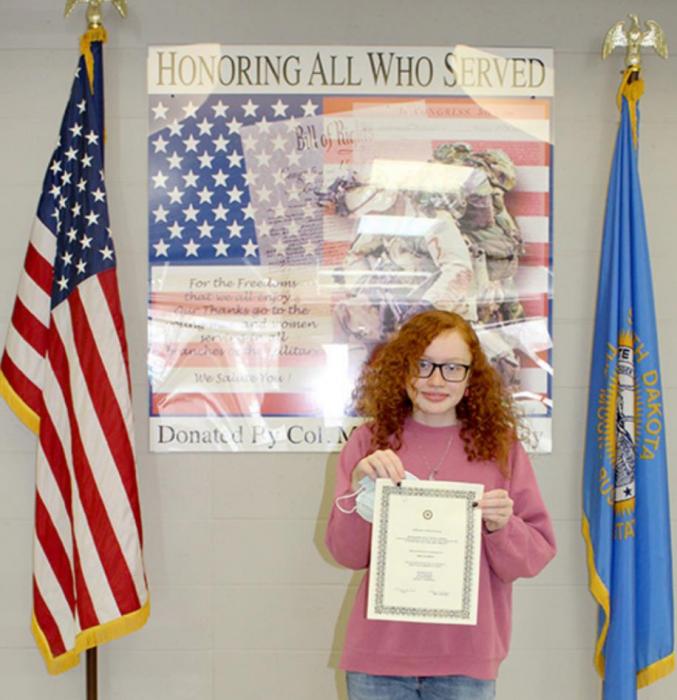 Gregory students win American Legion Essay contest at local and district levels