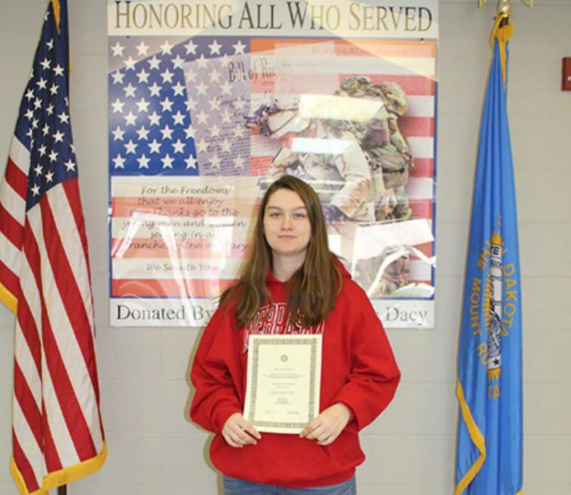 Gregory students win American Legion Essay contest at local and district levels