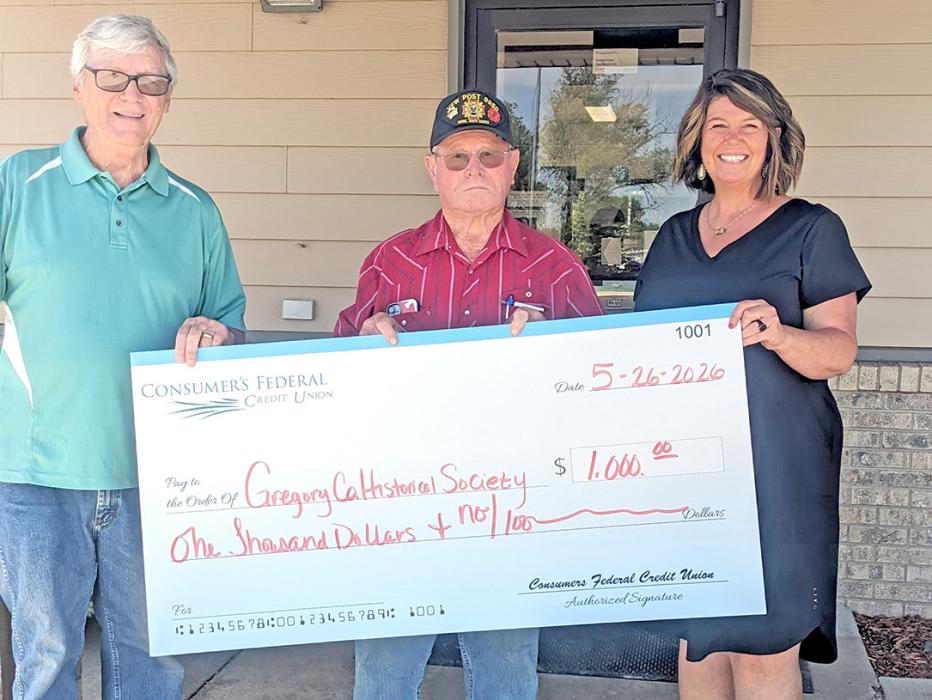 Gregory County Historical Society receives donation for addition
