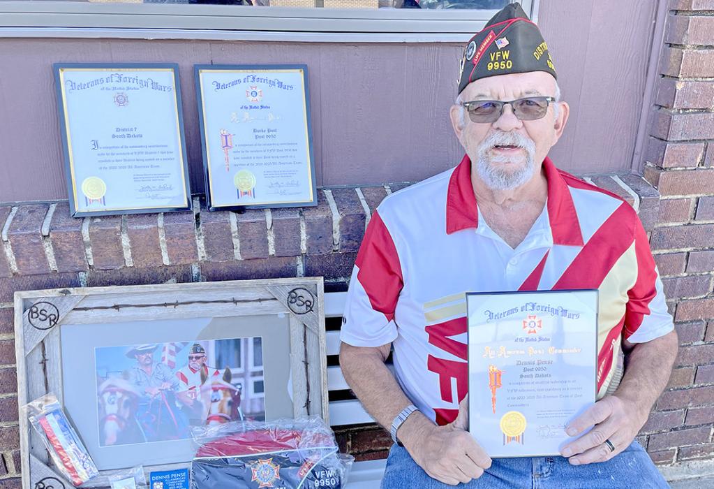 Denny Pense, Burke VFW Post Command