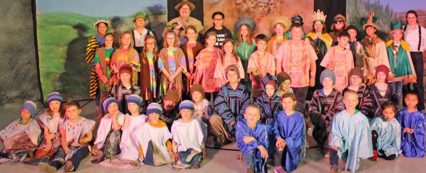 Gregory School District teams up with Dakota Players to perform a play with the Gregory elementary students