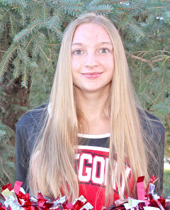 JERILEE HANSON Parents: Audrey &amp; Matthew Hanson Year: Freshman (1 yr.) Cheer &amp; Dance, Competitive Cheer, Football
