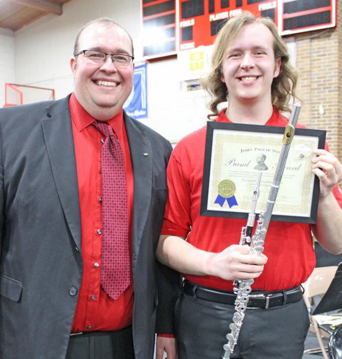 Gregory 6-12 band students perform at band concert