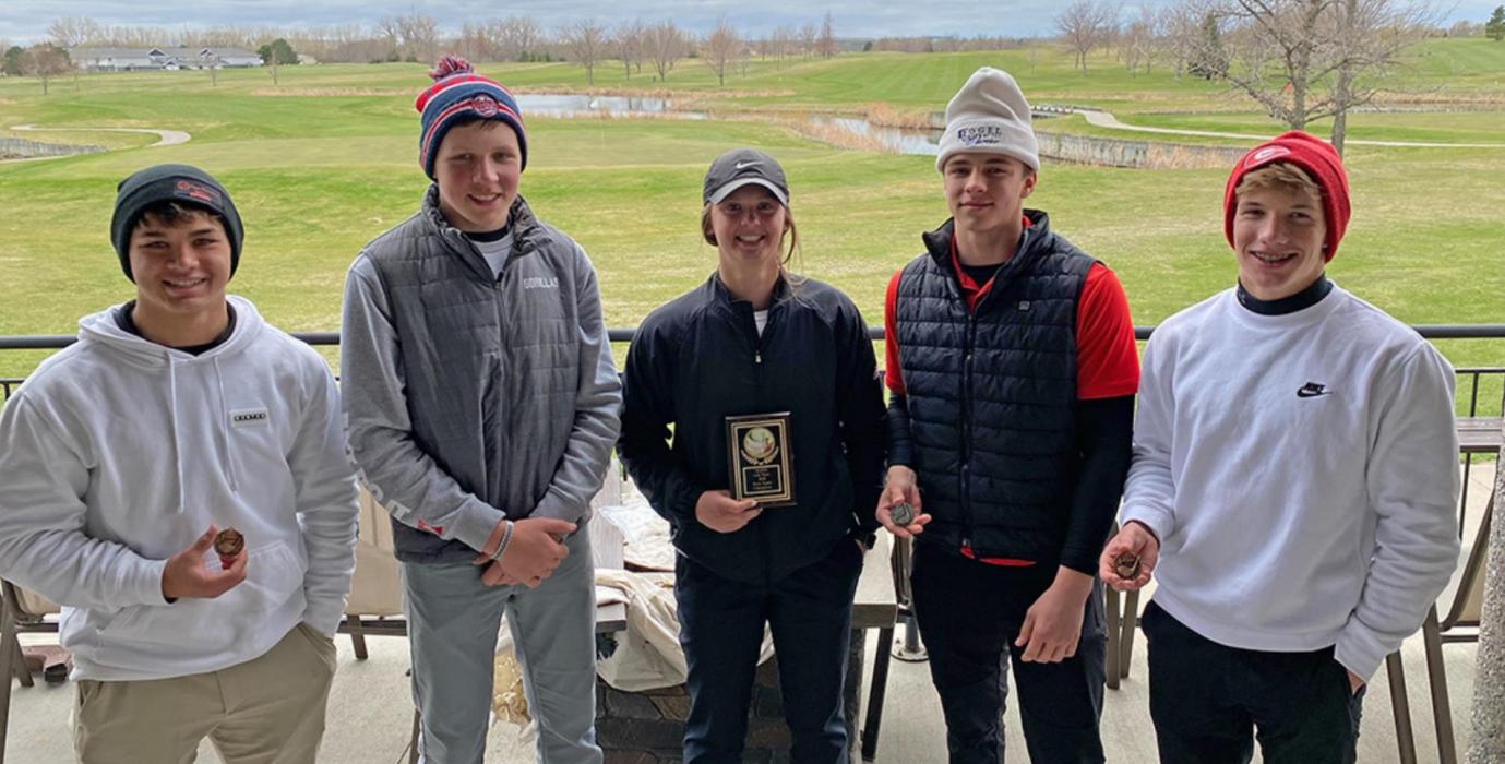 Five Gregory golfers advance to the state tournament