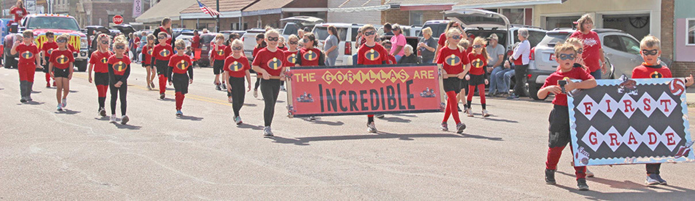 The first grade class was “Incredible” enough to come in third place.