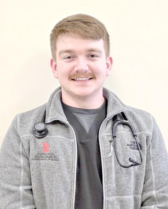 Medical student completing