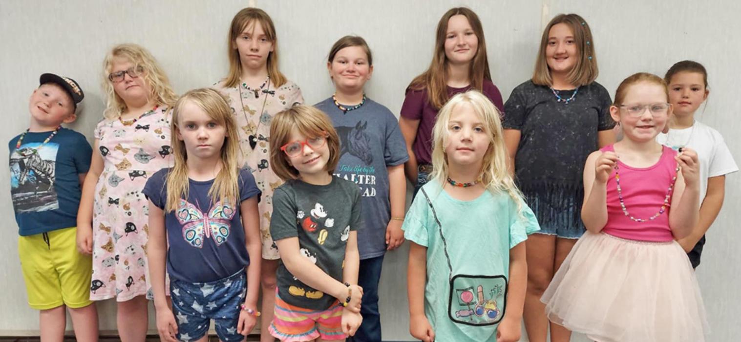 4-H workshop was held for jewelry design with beads