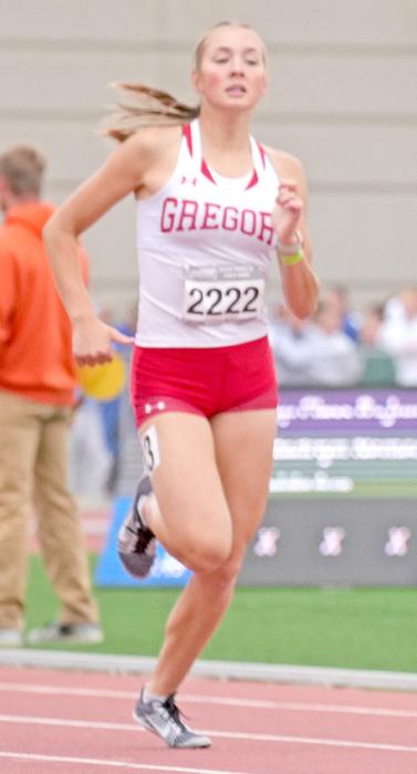 Asia VanDerWerff pushed her legs to the limit, running an 800, two 400s, and another 800 over two days. (Photo by SDPB)