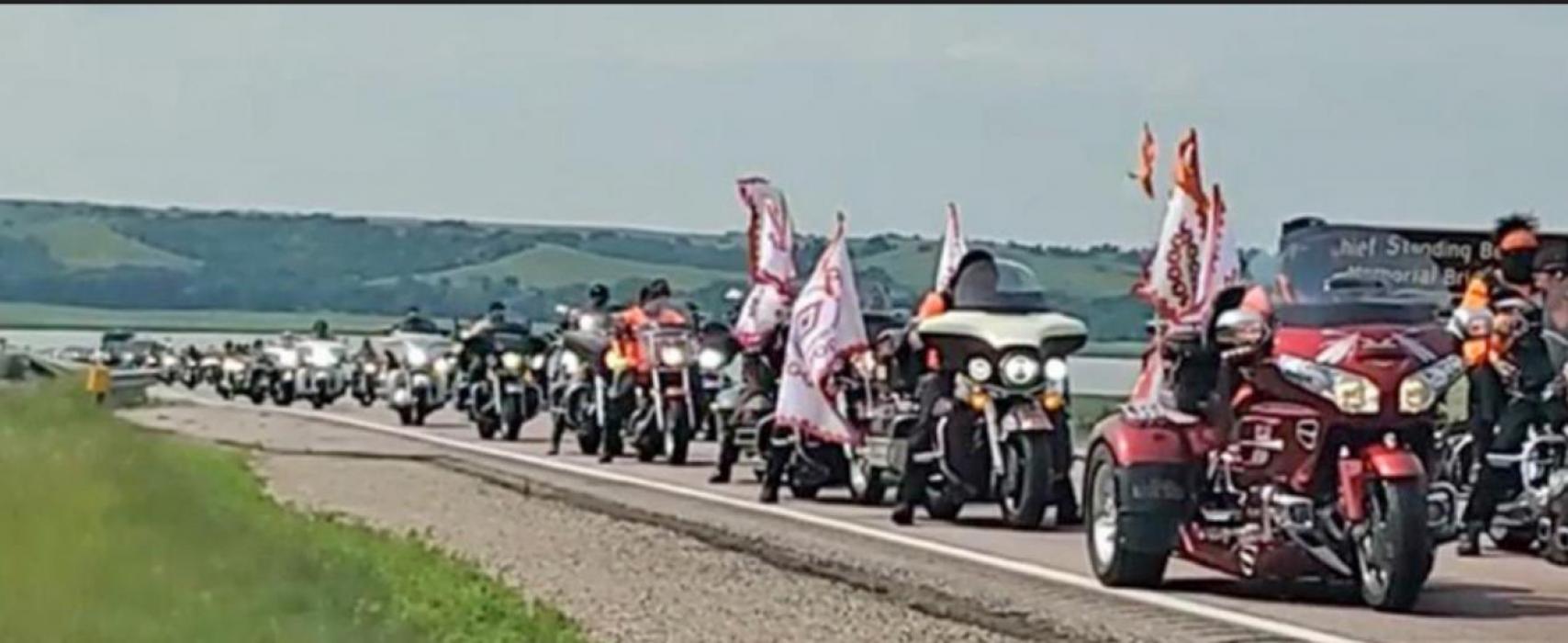 The remains of nine ancestors taken from the Sicangu Lakota to attend the Carlisle Indian Industrial School in Pennsylvania more than 140 years ago were returned to Whetstone Bay by caravan for a ceremony before being buried in a veterans’ cemetery or in family graveyards.