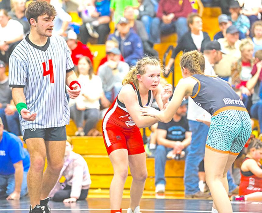 Harper Wenger earned a first place for her efforts at the tournament.