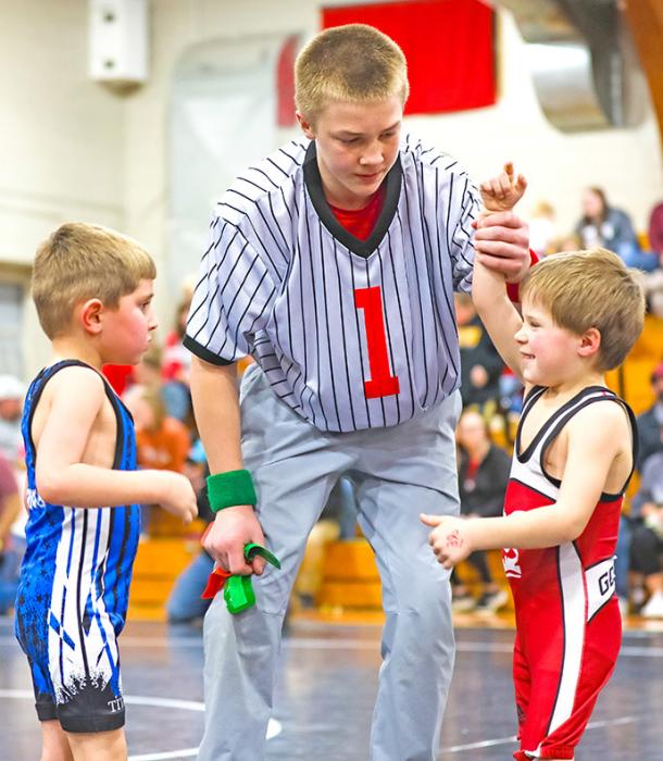 Ashton Lee is visibly happy about his win and eventual 2nd place.