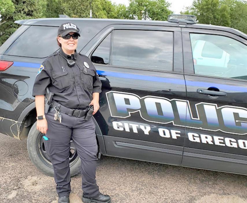 Amber Kelly is the newest addition to the Gregory Police Department and has been on duty as of August 18.